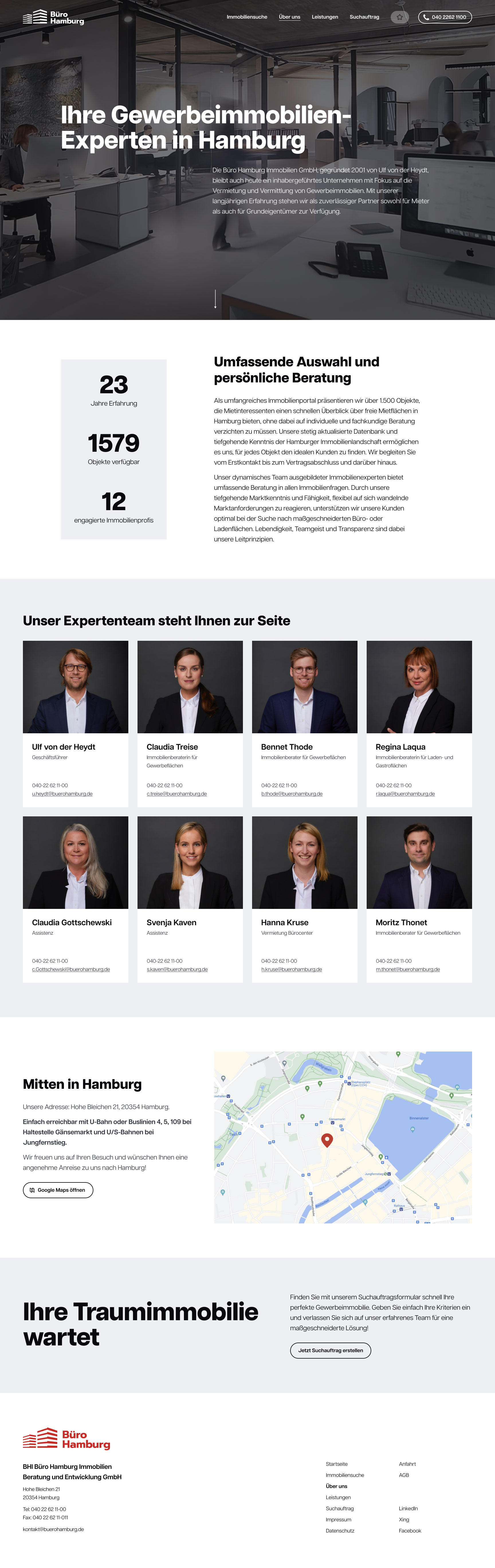 Büro Hamburg Immobilien - BHI