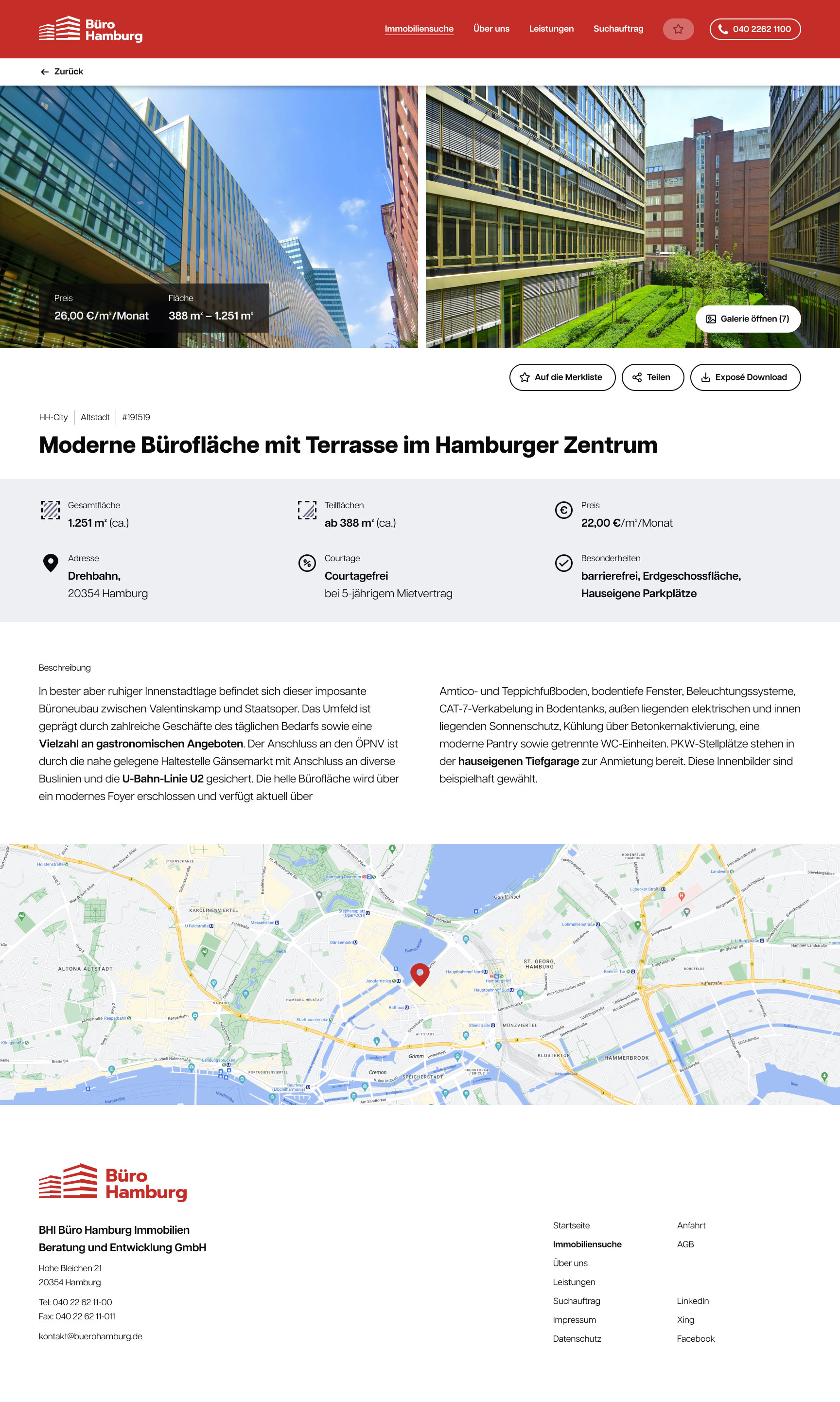 Büro Hamburg Immobilien - BHI